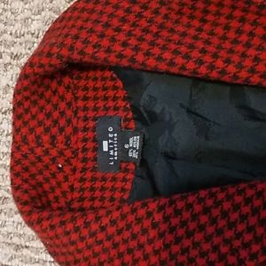 LIMITED America Red Peacoat